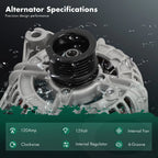 Alternator for BMW 323Ci E46 (2000) A14VI22 12-31-1-432-979 13846