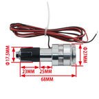 7/8" LED Handle Bar End Indicator Grip Turn Signal Light for Harley