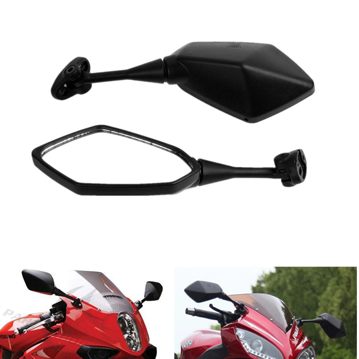 Side Rear View Mirrors for Honda CBR919 900 954 1998–2003, CBR600 F4 F4I 1999–2006