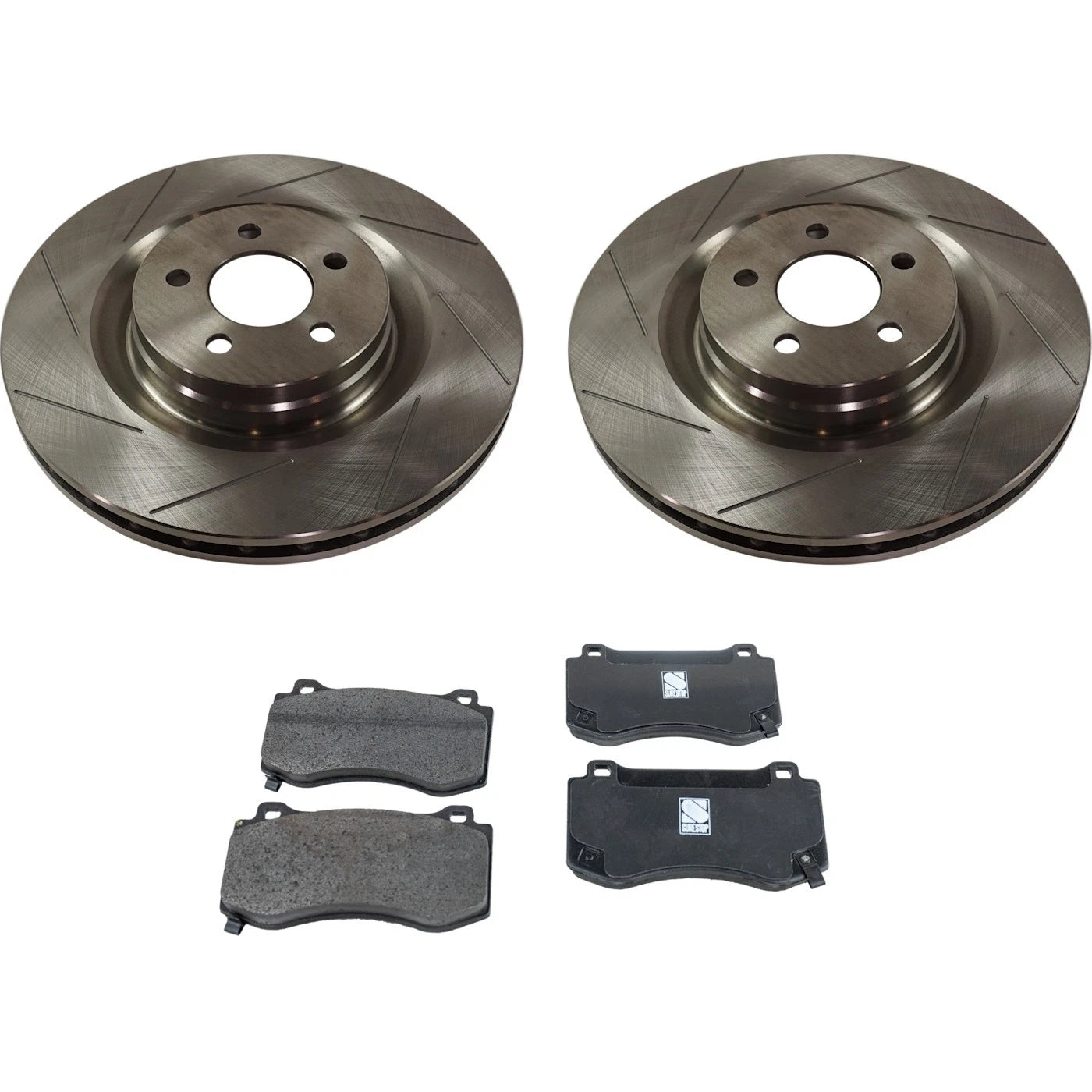 Disc Brake Rotor and Pad Kit for Dodge Challenger, Charger (2008–2020)