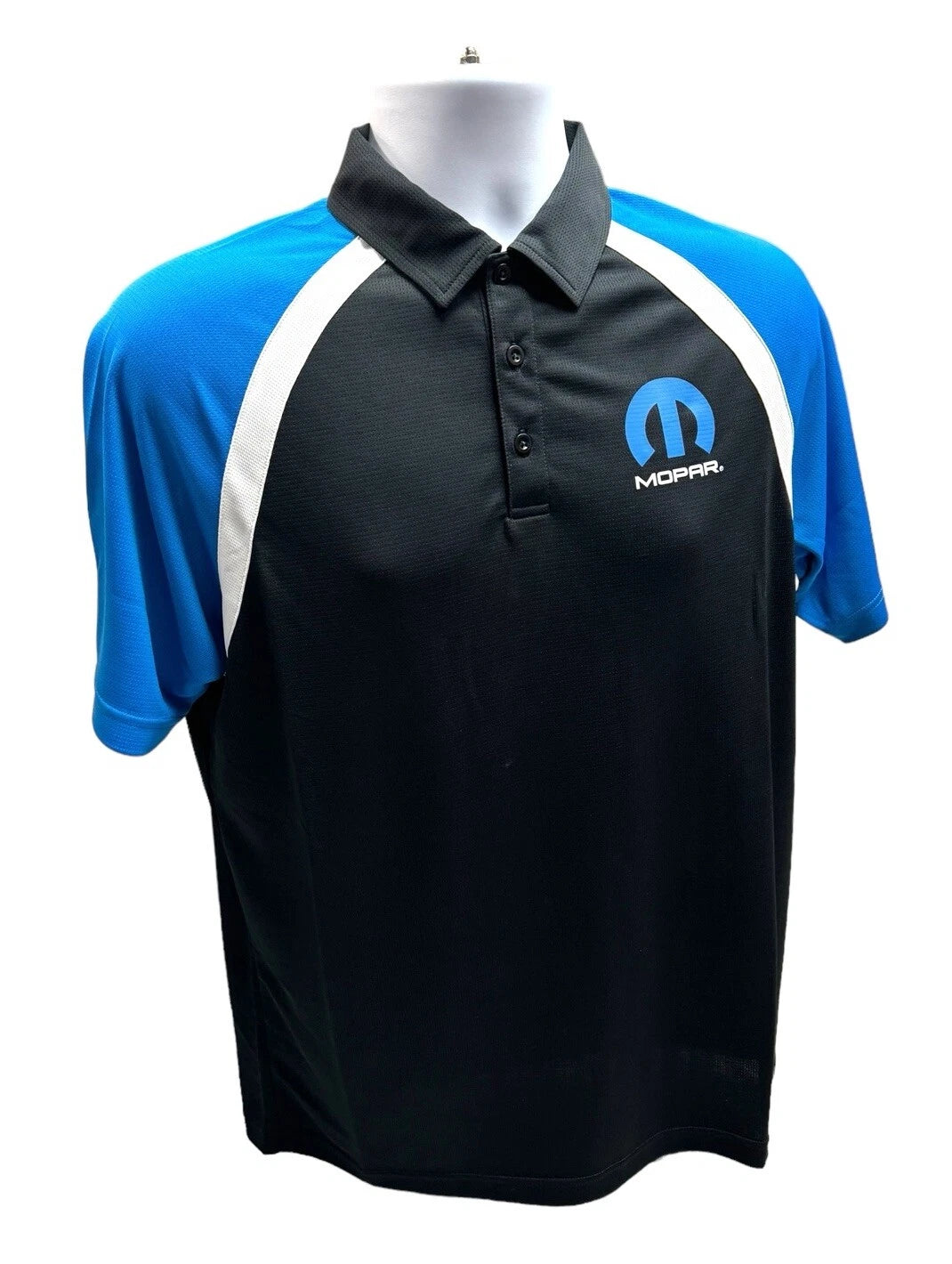 Mopar M Logo Dry Wicking Blue for Dodge Chrysler Jeep Vehicles