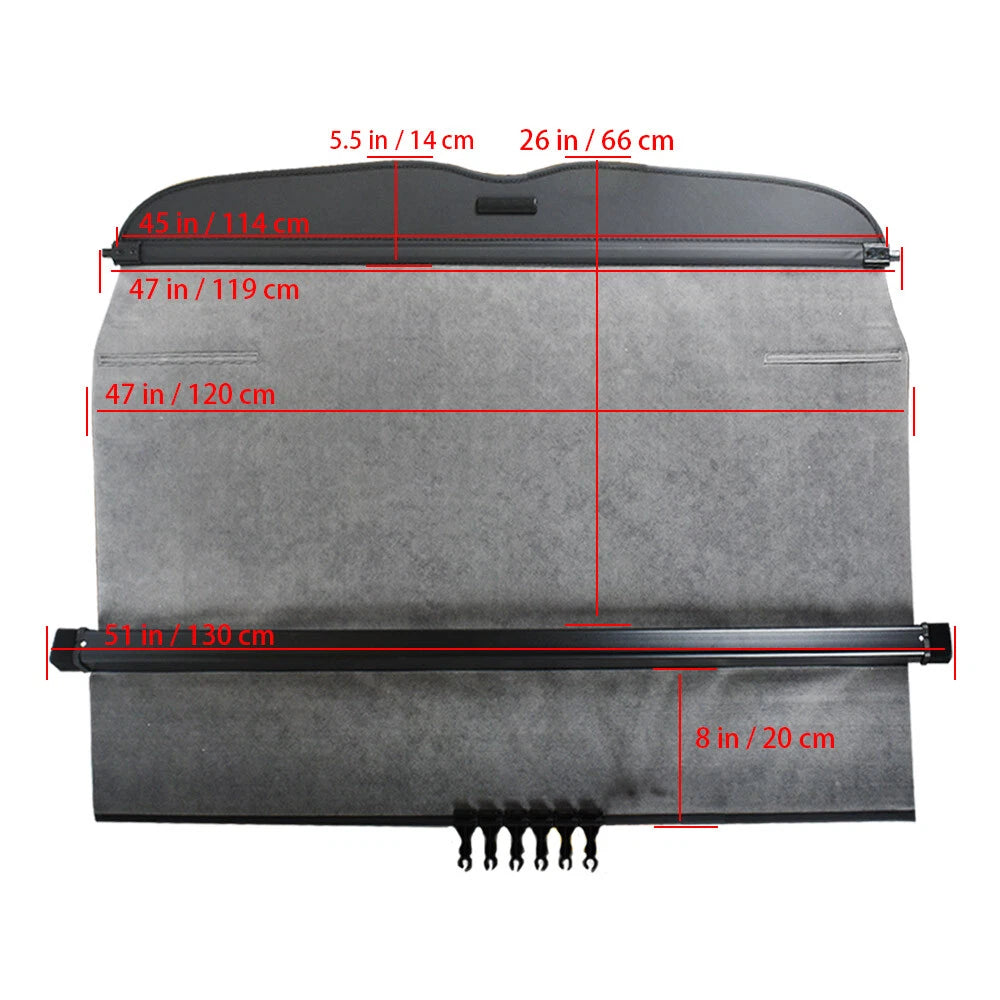Retractable Cargo Cover for Subaru Forester (2009–2013)