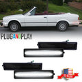 Smoke White LED Side Marker Lights for BMW E30 3 Series, E34 5 Series (1982–1996)