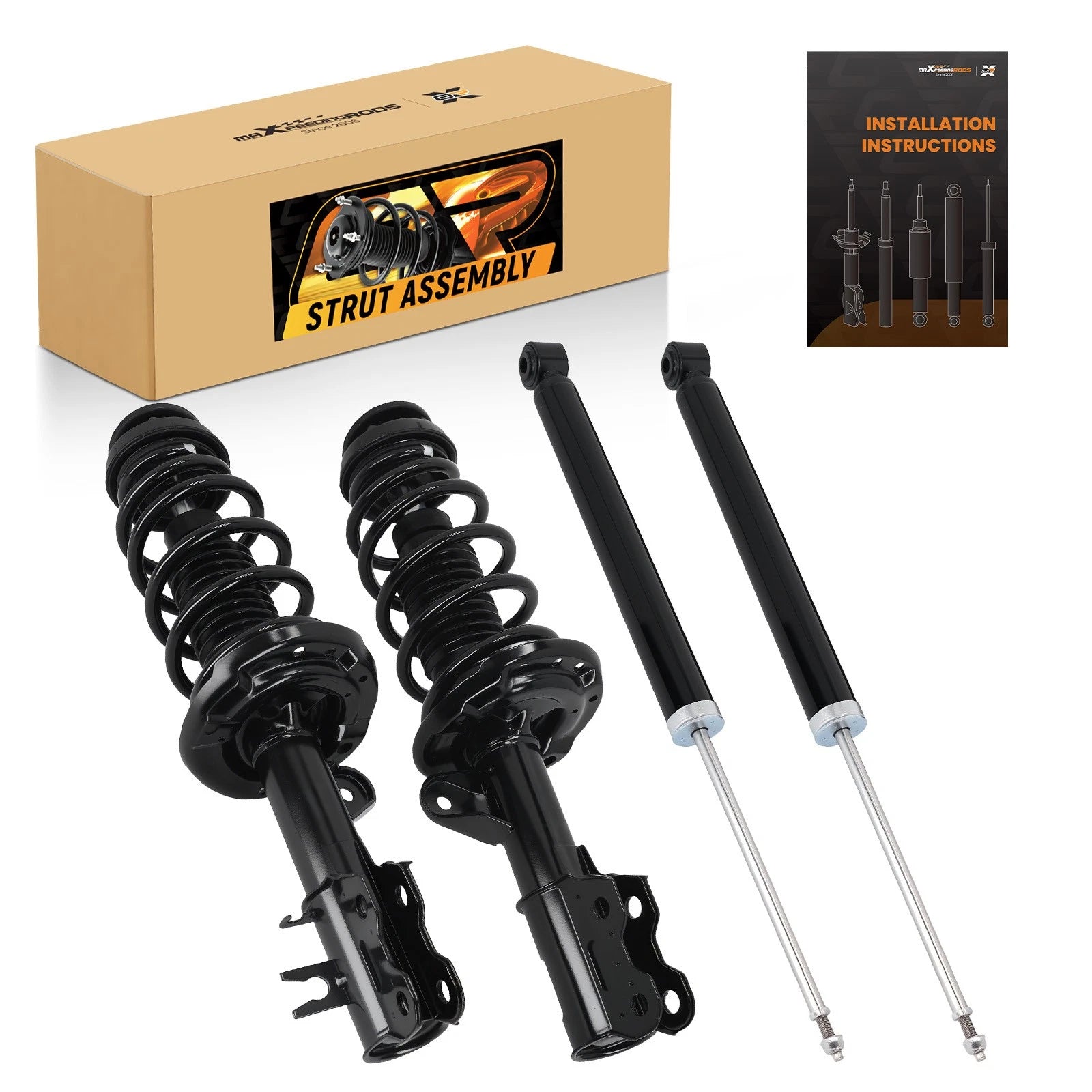 Front Suspension Struts & Rear Shocks for Chevrolet Trax Buick Encore (2013–2022)