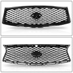 Front Bumper Upper Grille for Infiniti Q50 (2014-2017) Black