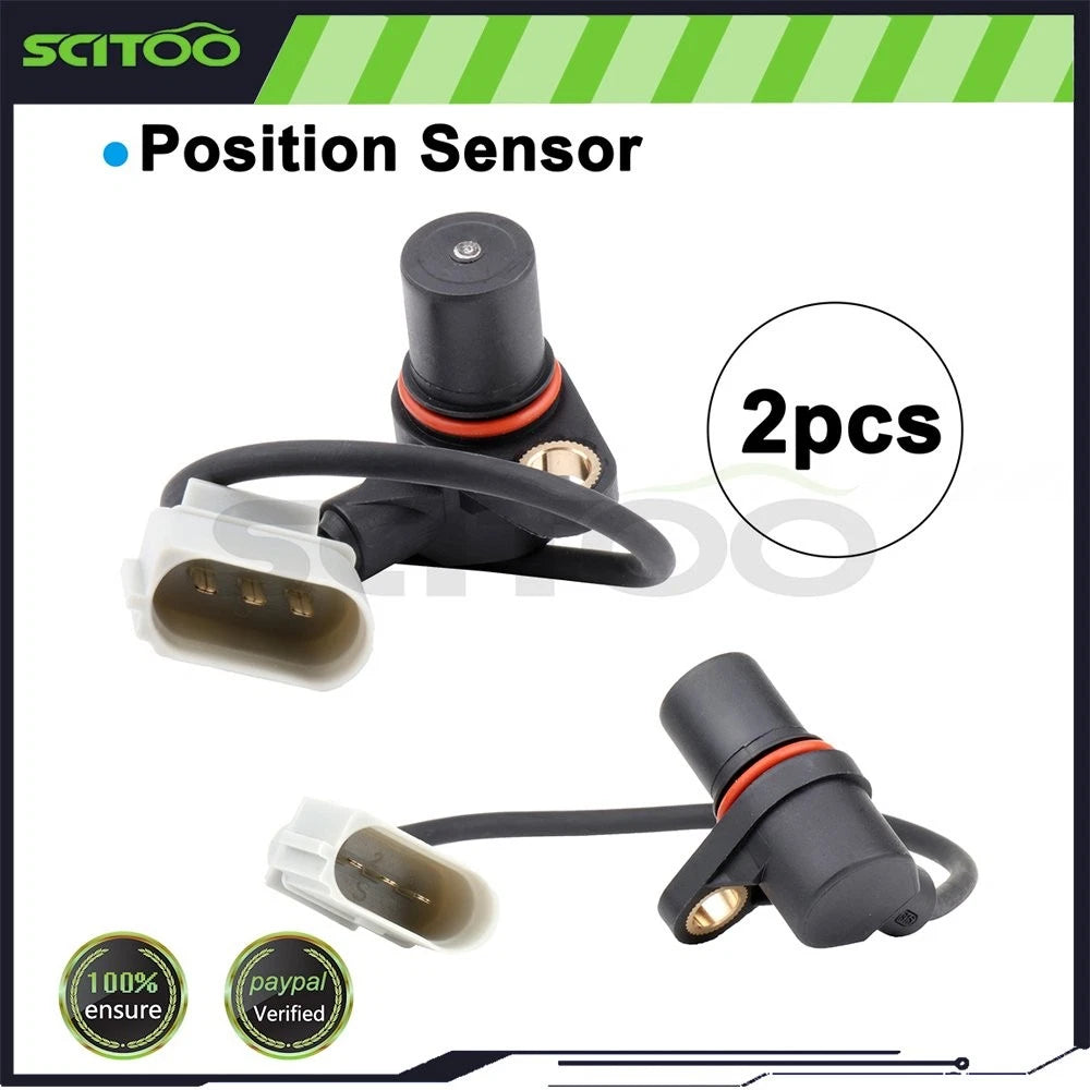 2X Crankshaft Position Sensor for Audi TT Quattro (2001–2006)