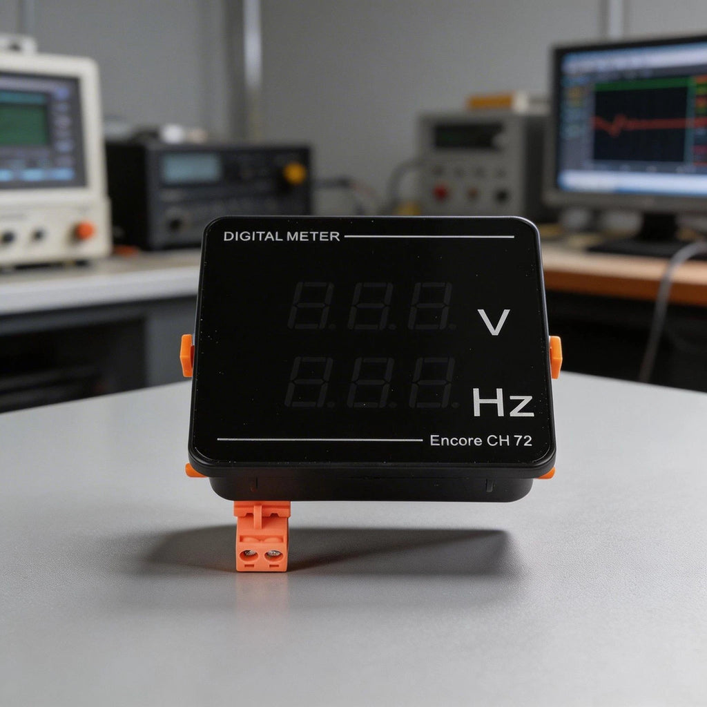LED Digital Voltage Current Frequency Meter for Motor Equipment