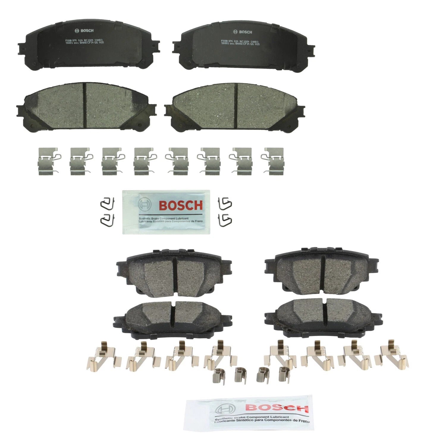 Bosch Quietcast Brake Pad Kit for NX350 RZ450e Sienna (2022–2023)