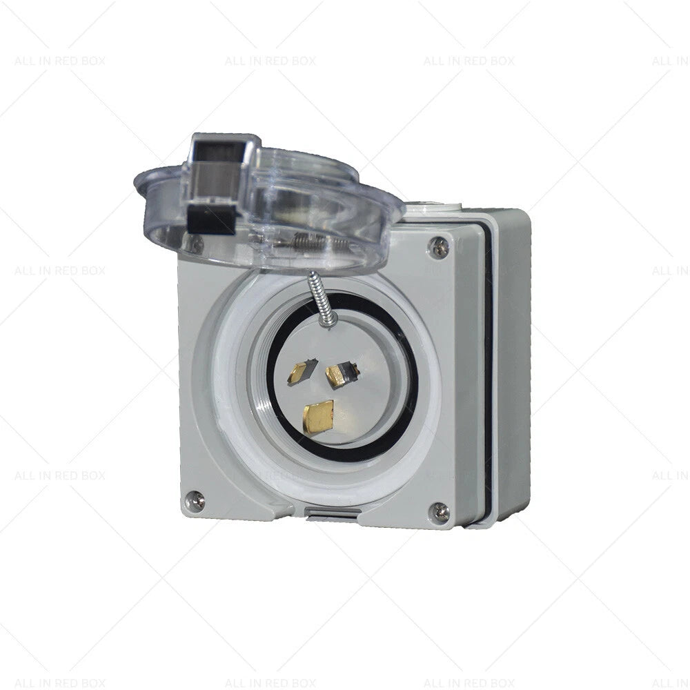 15A 3Pin Power Inlet for Caravan Motor Home RV (250V)