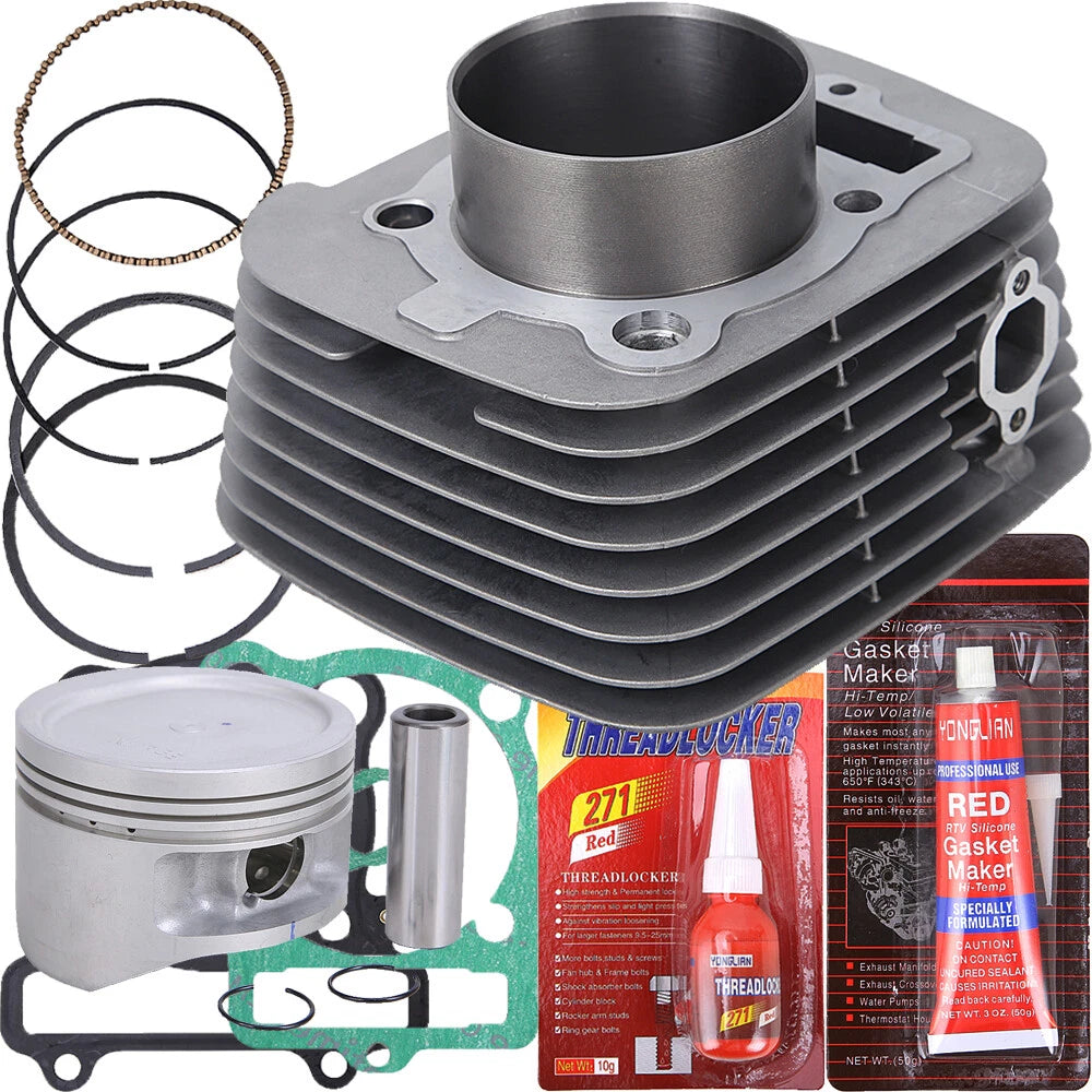 Top End Kit with 83mm Cylinder Piston Gasket for Yamaha Kodiak 400 (1993–1999)