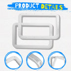 RV Entrance Door Window Frame for Camper Trailer (15.7" x 24.8")