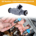 1 Pc Fuel Injector No. 0280156070/06B133551N for Audi A4 1.8T (2004–2008)