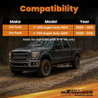 Stainless Steel Front Brake Lines for Ford F250 F350 Super Duty (2008–2016)