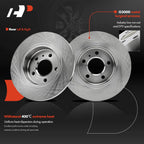 Rear Disc Brake Rotors & Ceramic Pads for Buick Lucerne (2006-2011)