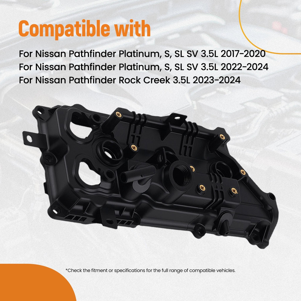 Upper Engine Cover Kit for Nissan Pathfinder 3.5L (2017–2024) with Gasket