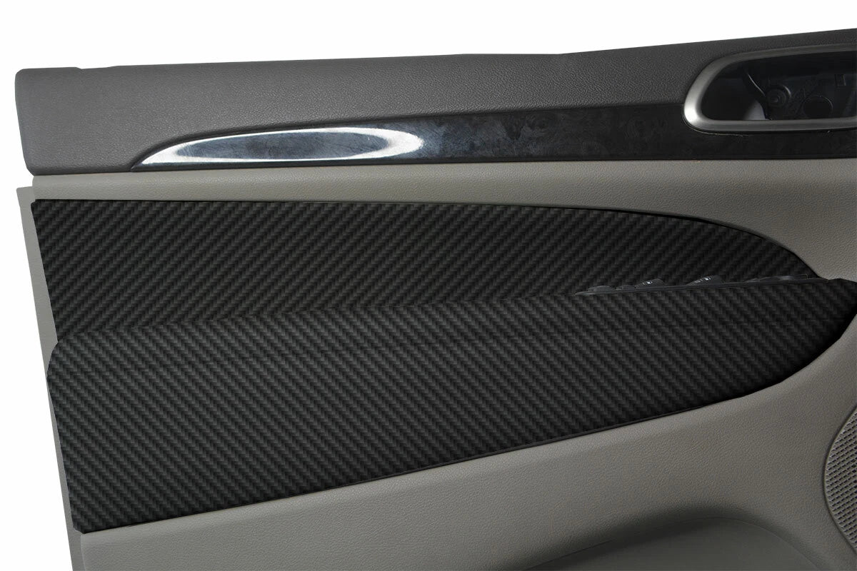 Carbon Fiber Front Insert Door Panel Cover for Jeep Grand Cherokee (2011–2019)