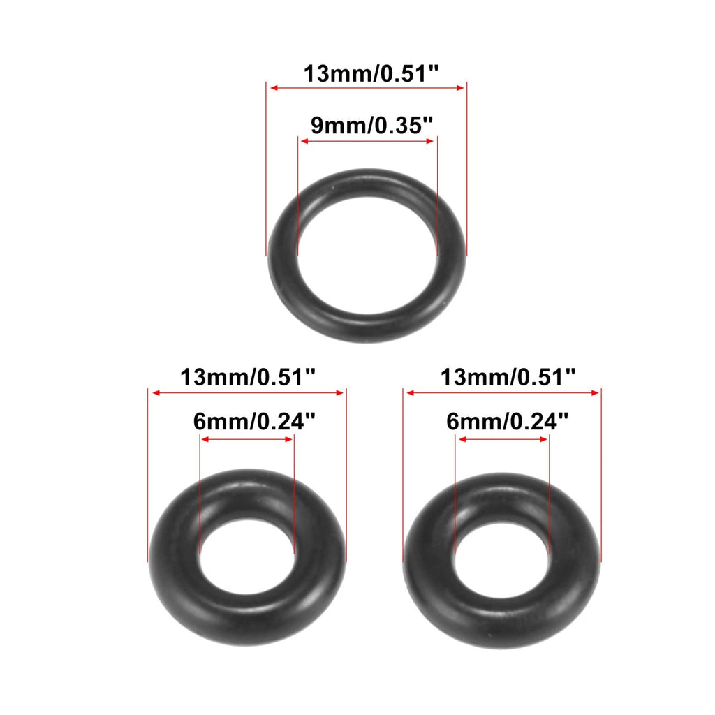 Set of 2 Fuel Bowl Drain Valve O Rings for Ford 7.3L Powerstroke Diesel (1981–1994)