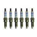 Set of 6 Bosch Double Platinum Spark Plugs for VW Porsche Audi V6