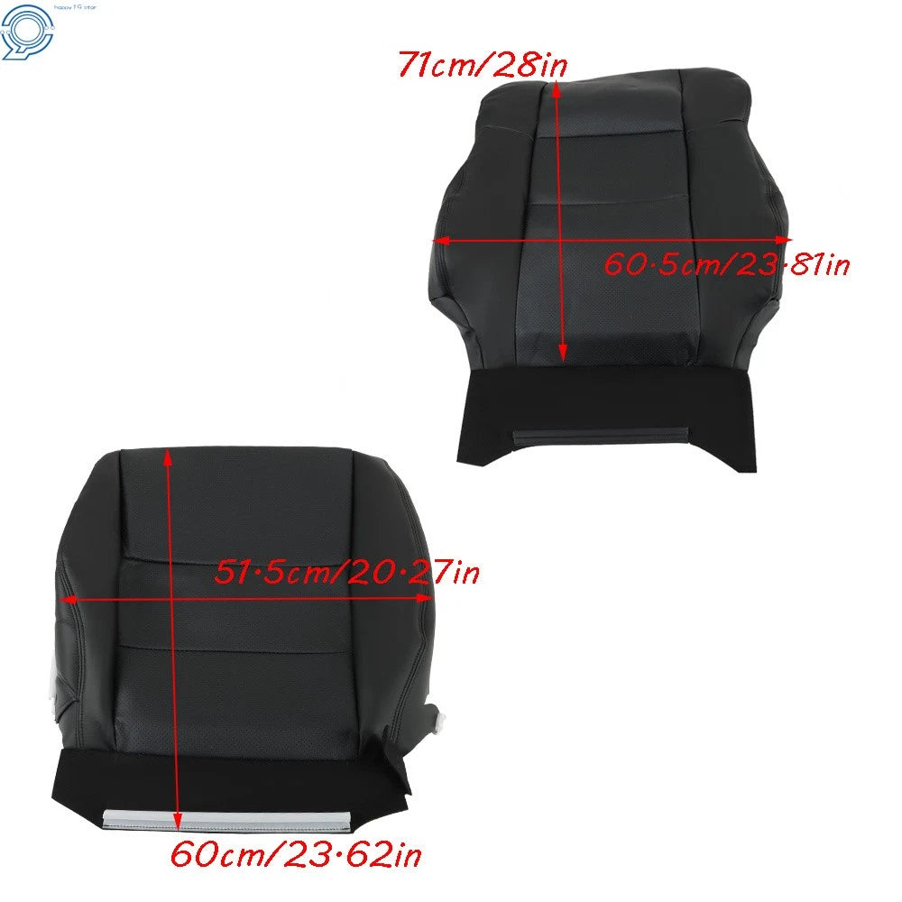 Set of 2 Leather Seat Covers for Acura RDX (2007–2012) Perforated