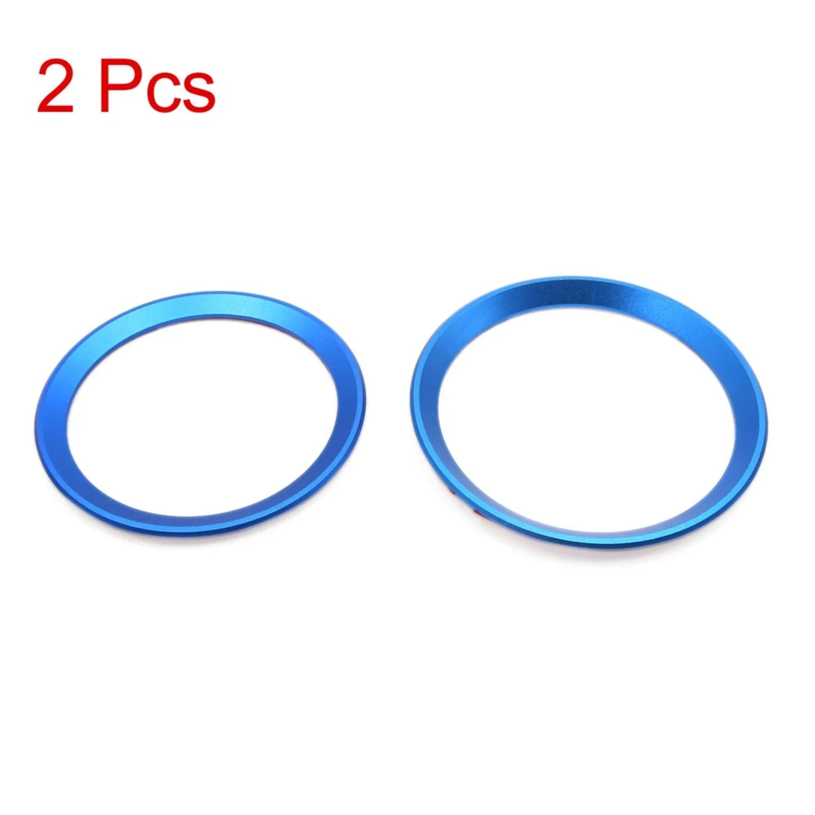 Front & Rear Emblem Ring Cover Trim Hood Logo Ring for BMW 3 Series Blue