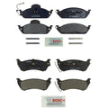 Set of 4 Bosch QuietCast Metallic Disc Brake Pads for Mercedes ML320 (2002–2005)