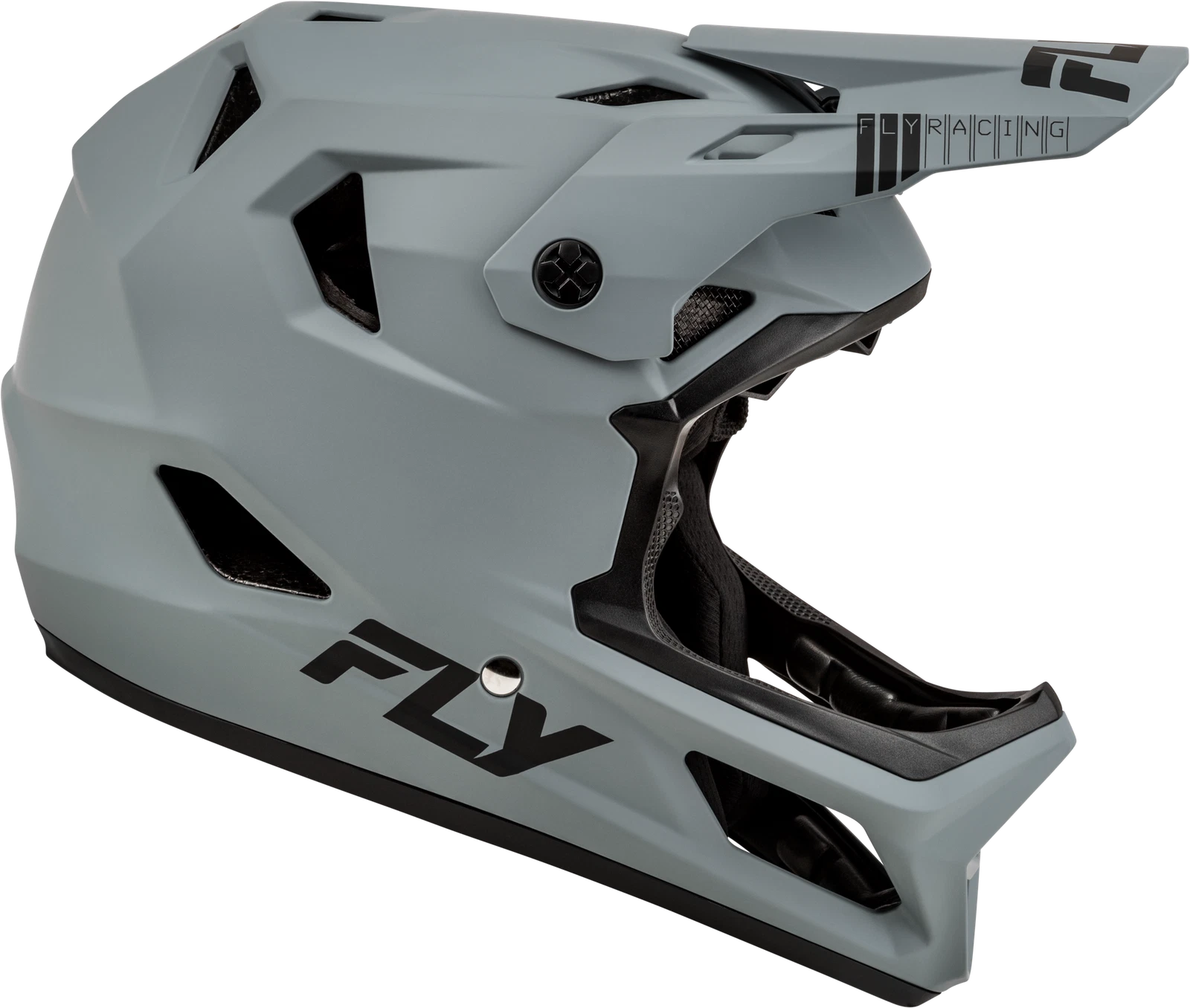 Fly Racing Youth Rayce Helmet for Bicycle (2015–2023) Matte Grey Small