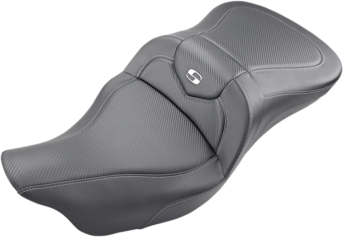 SADDLEMEN Roadsofa Seat for FL (2009–2024) - Carbon Fiber - Black