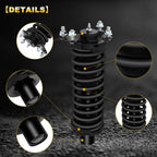Set of 2 Complete Struts Shocks Springs for Jeep Liberty (2002–2011)