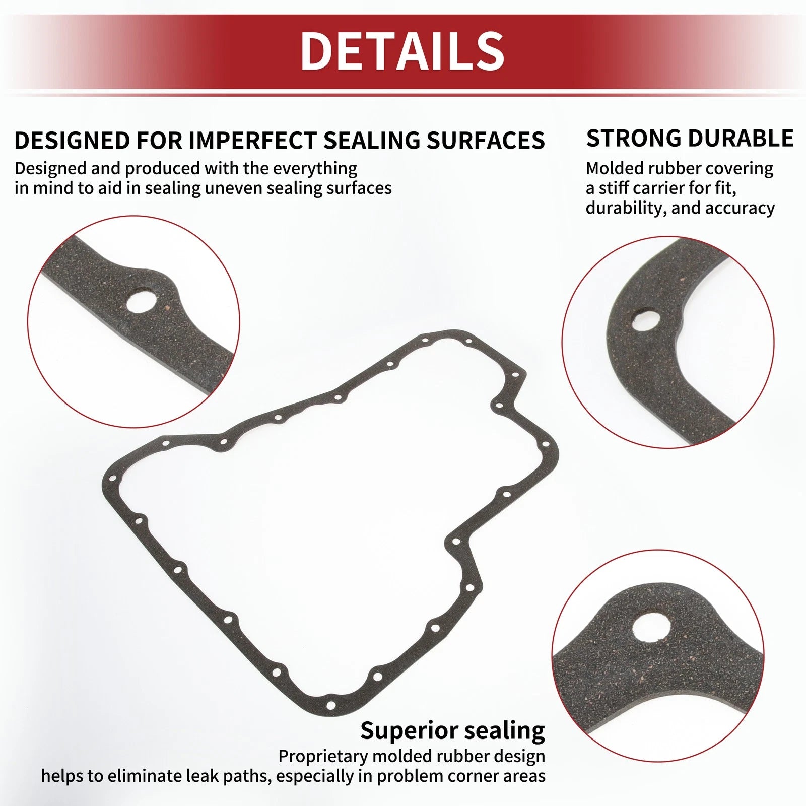 Oil Pan Gasket for Nissan Sentra (1991–2006), Versa (2009–2011) 3139731X02