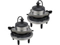 Front Wheel Hub Assembly Set of 2 for Jaguar XKR S (2012–2015) QY291KV
