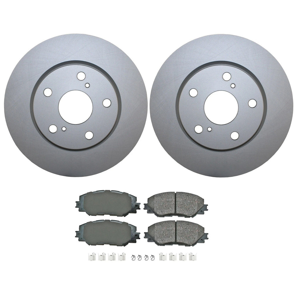 Front Brake Kit Set for HS250h xB Prius V RAV4 (275mm Rotors, Akebono Pads)