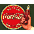 Vintage Coca Cola Tin Metal Sign (1625)