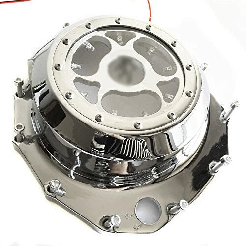 Blue LED Engine Clutch Cover for Suzuki GSX1300R Hayabusa (2008–2020)