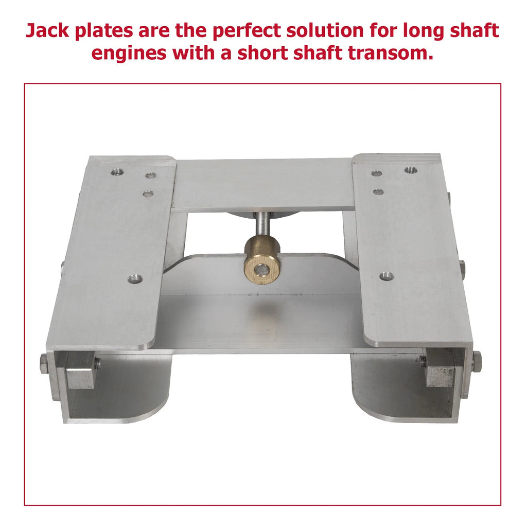 Adjustable 4'' Jack Plate for Outboard Boat Motor