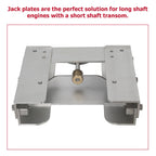 Adjustable 4'' Jack Plate for Outboard Boat Motor