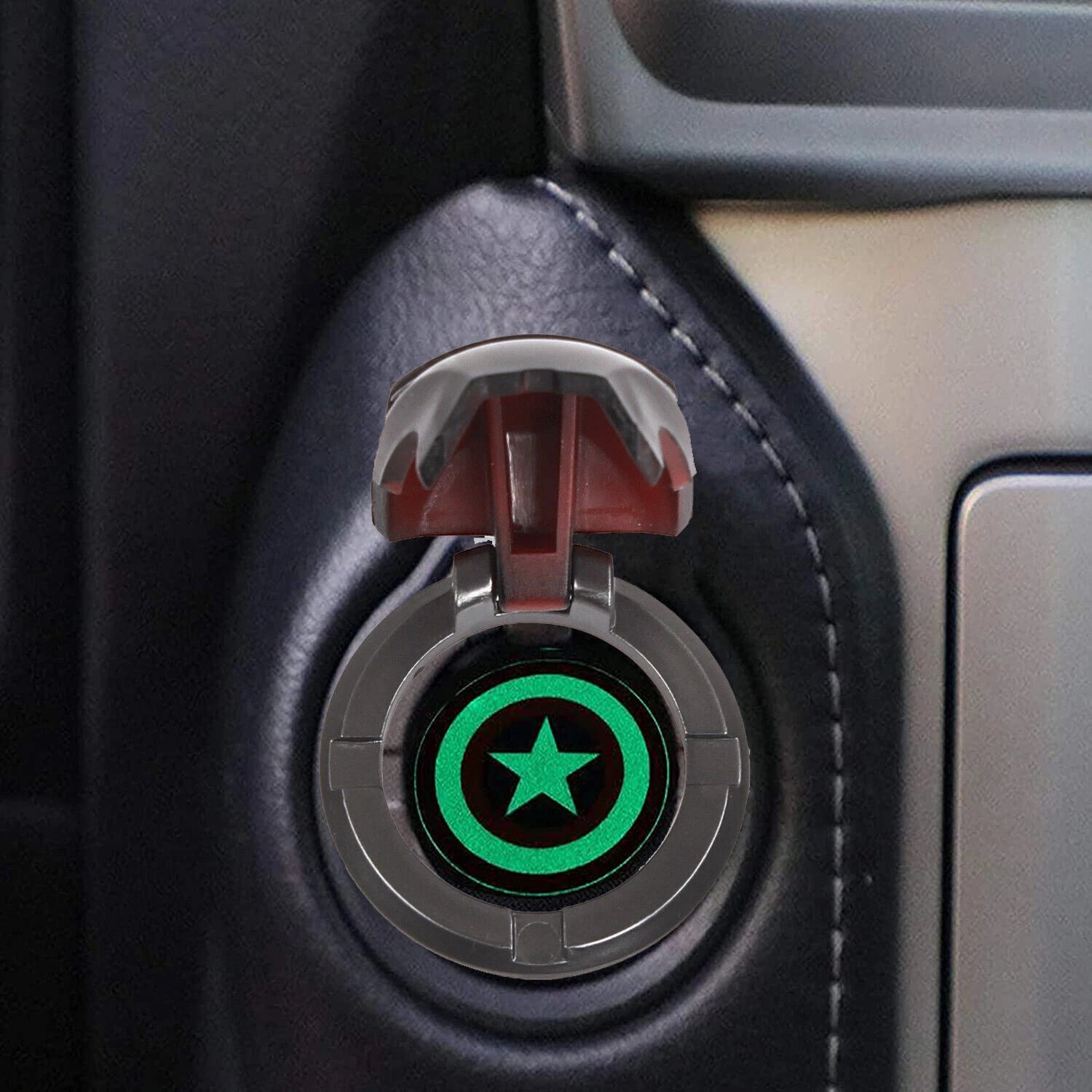 Push Button Start Stop Switch Cover for Car Interior