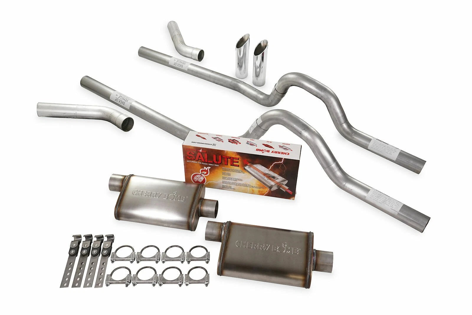Dual Exhaust Kit 2.5" for GM C/K 20 3/4 Ton (1973–1980)