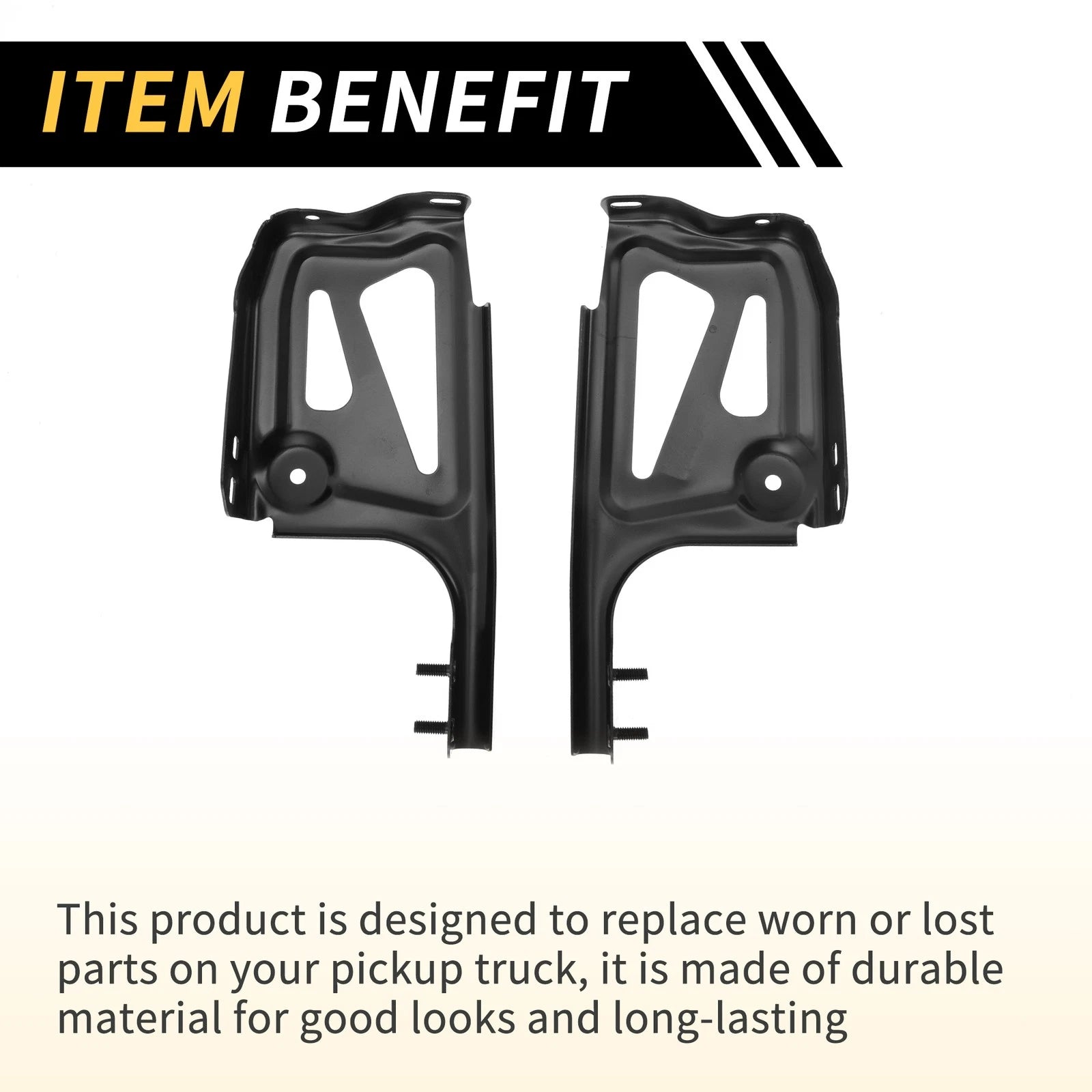 Pair Front Bumper Support Bracket for Toyota Tacoma (2016–2021) No. 5327404040
