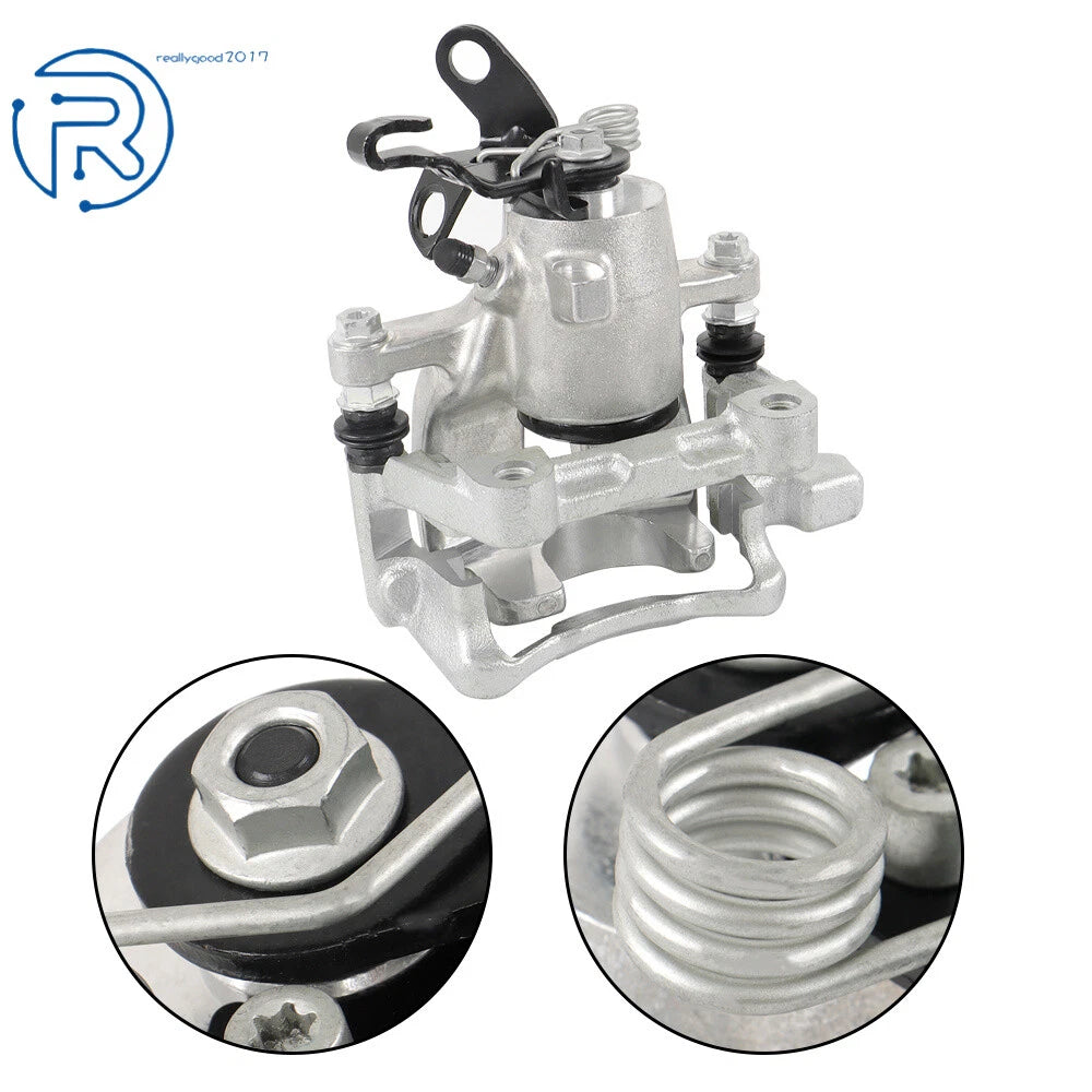 Set of 2 Rear Brake Calipers with Bracket for Audi A3 (2006–2008) & VW (2005–2010)