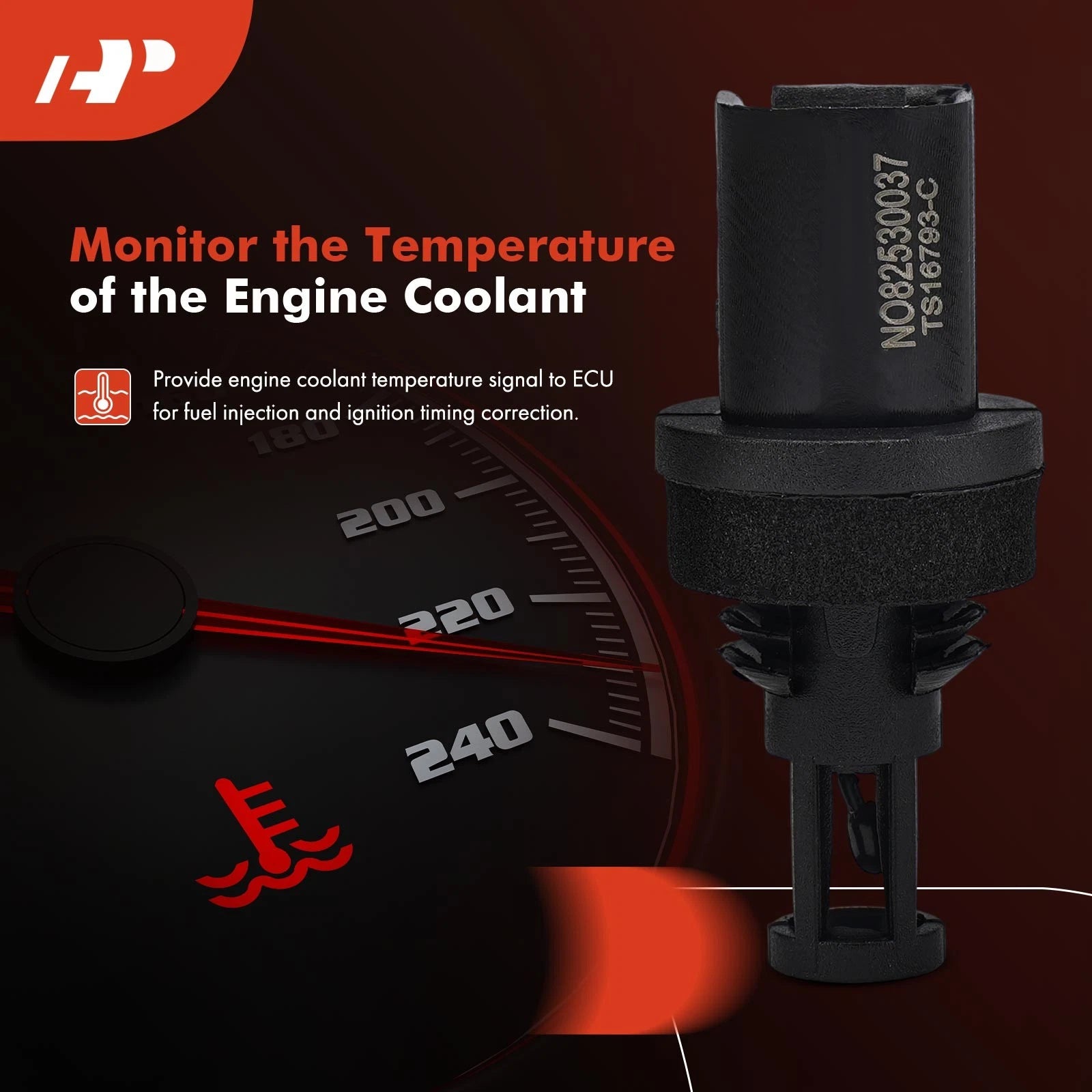 HVAC Heater Core Temperature Sensor for Jeep Grand Cherokee (2015-2018)