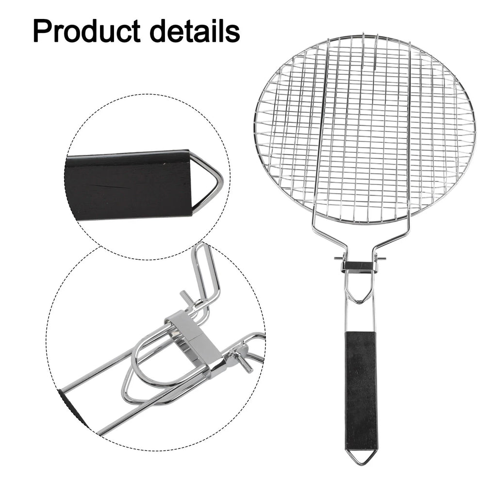 Folding BBQ Grill for Outdoor Use - Convenient Transport Design, Durable