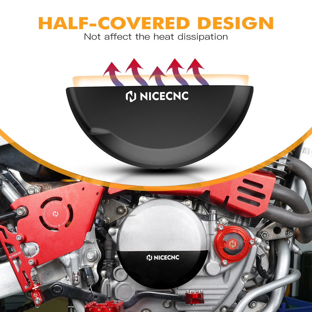 NICECNC Engine Clutch Cover Guard for Honda XR650L (1993–2025) Aluminum
