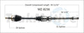 CV Axle Shaft for SurTrack MZ-8236