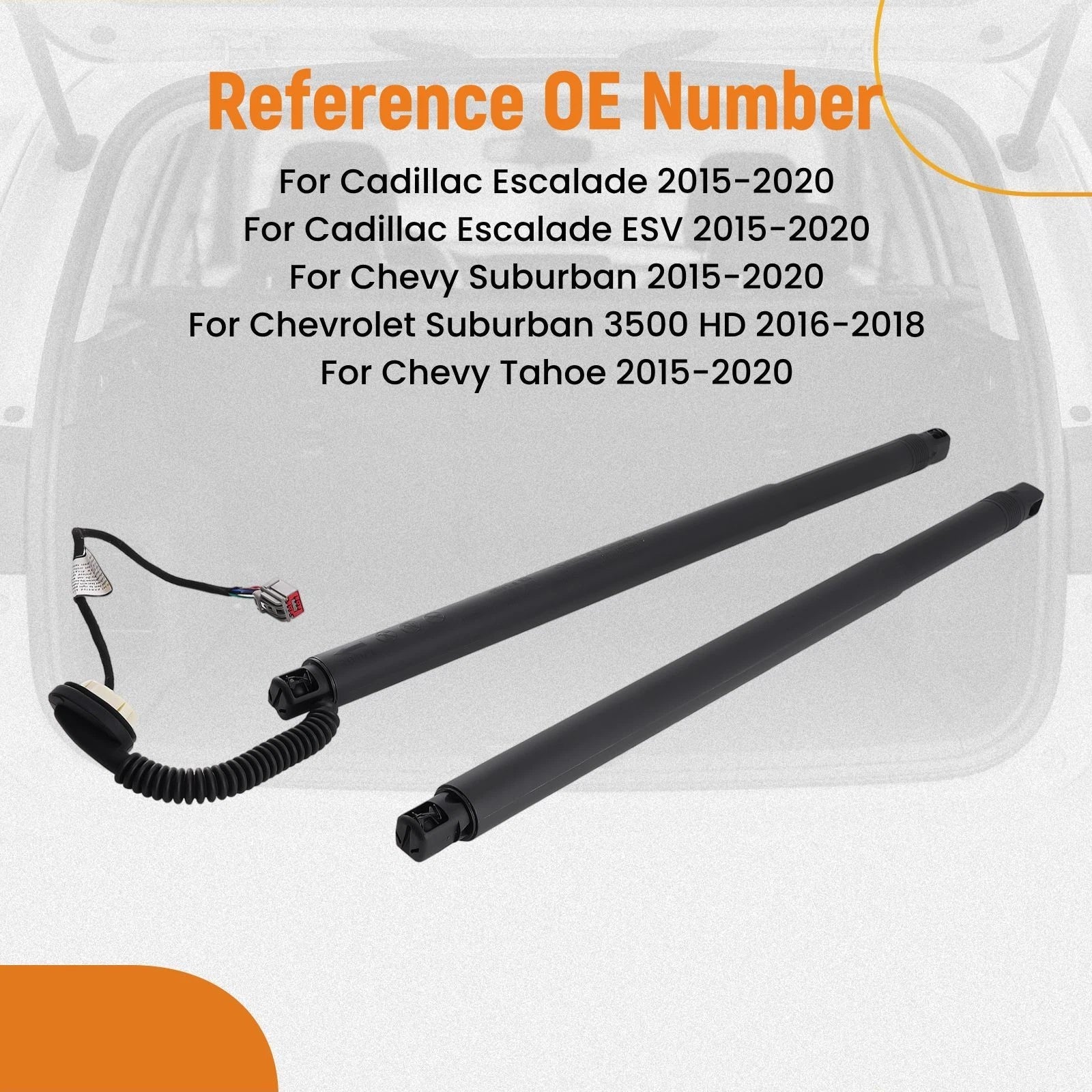 2X Rear Tailgate Electric Power Lift Support Strut for Chevy Tahoe (2015–2020)