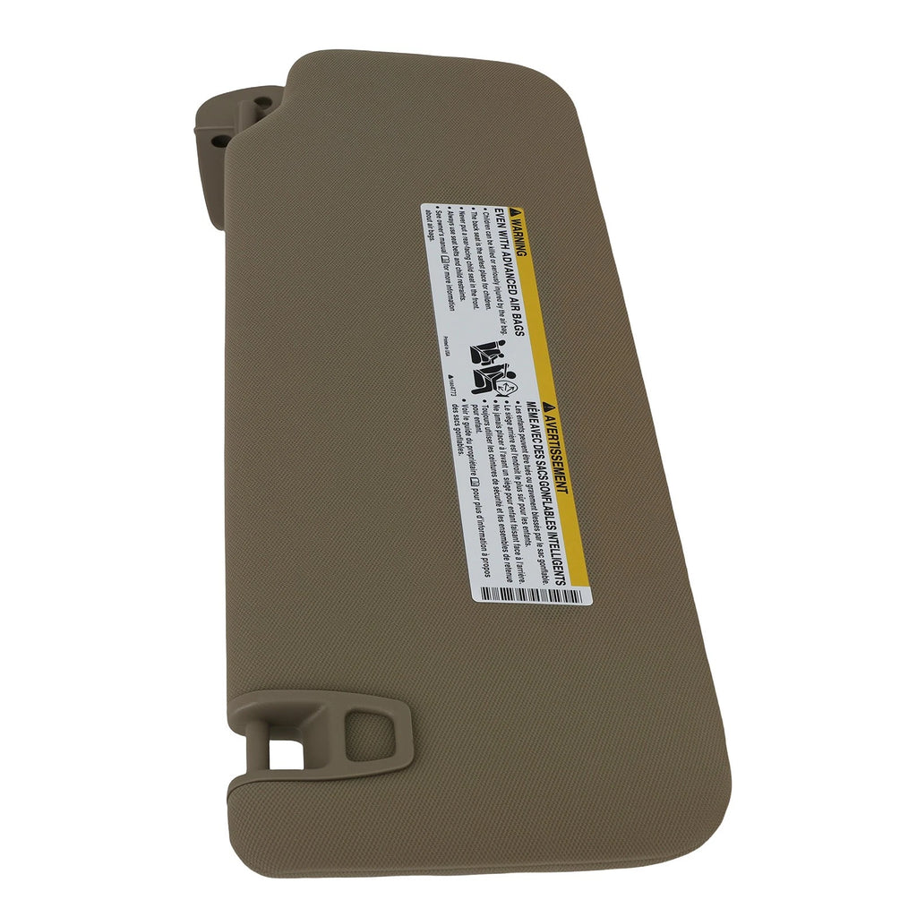 Beige Sun Visor for Chevrolet Suburban (2007–2014) with Light Mirror