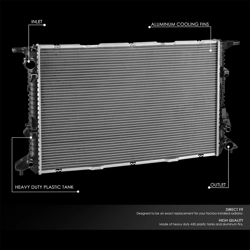 Aluminum Cooling Radiator for Audi Q8 3.0L (2013–2018) DPI 13637