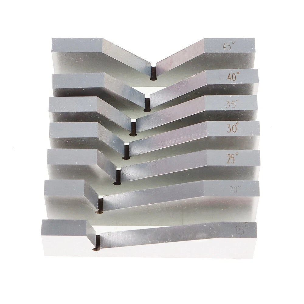 Set of 17 Angle Blocks for Precision Measurement (0.0003 inch)