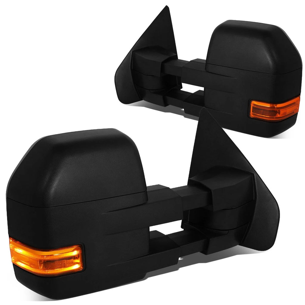 Powered Towing Mirror for Ford F150 (2004–2014) w/Heated, LED Turn Signal, Puddle Light