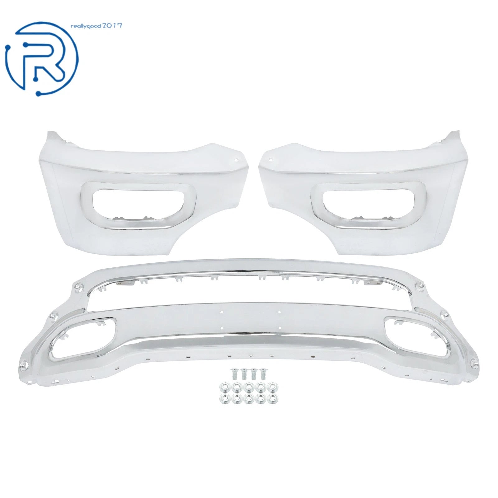 Chrome Front Bumper Face Bar for RAM 1500 (2019-2024)