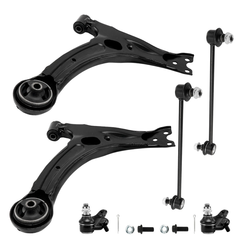 Front Lower Control Arms Ball Joints Sway Bar for Toyota Corolla (2003–2008)